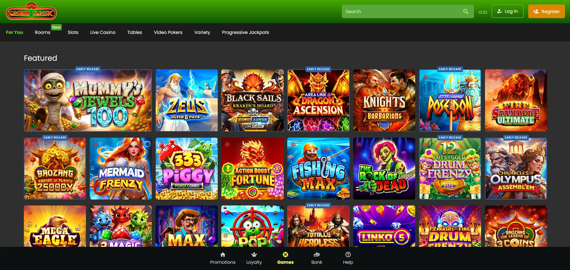 Classic Casino en ligne : inscription et connexion